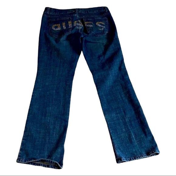 Guess Modele Style Bootcut Jeans Sz 31 – Classic Dark Wash, Cotton Spandex - Picture 3 of 9